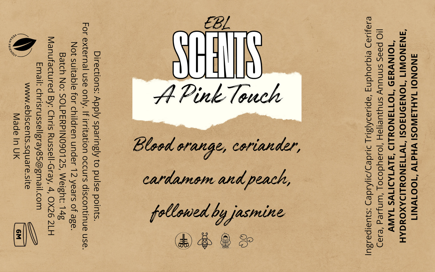 A Pink Touch Solid Perfume
