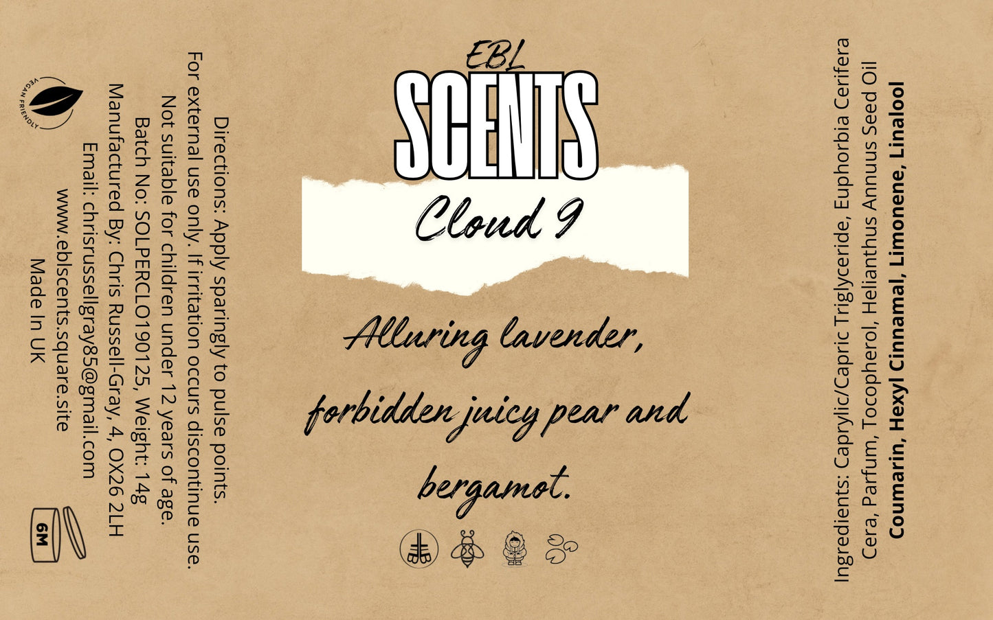 Cloud 9 Solid Perfume