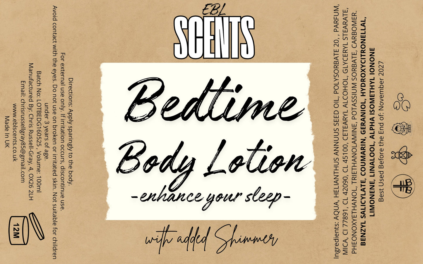 Bedtime Body Lotion