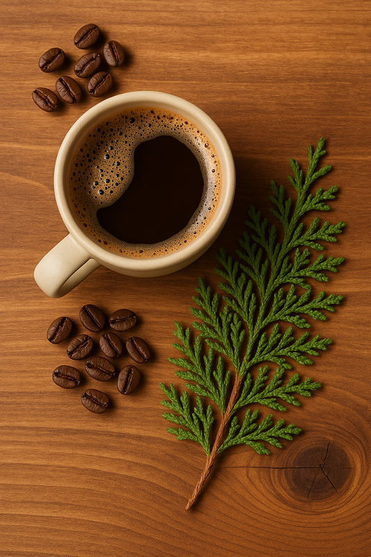Recharging Caffeine & Cedarwood Diffuser Oil