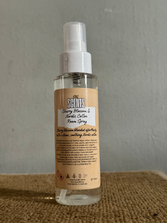 Cherry Blossom & Nordic Cotton Room Spray