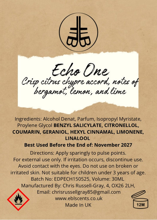 Echo One Aftershave - 30ml